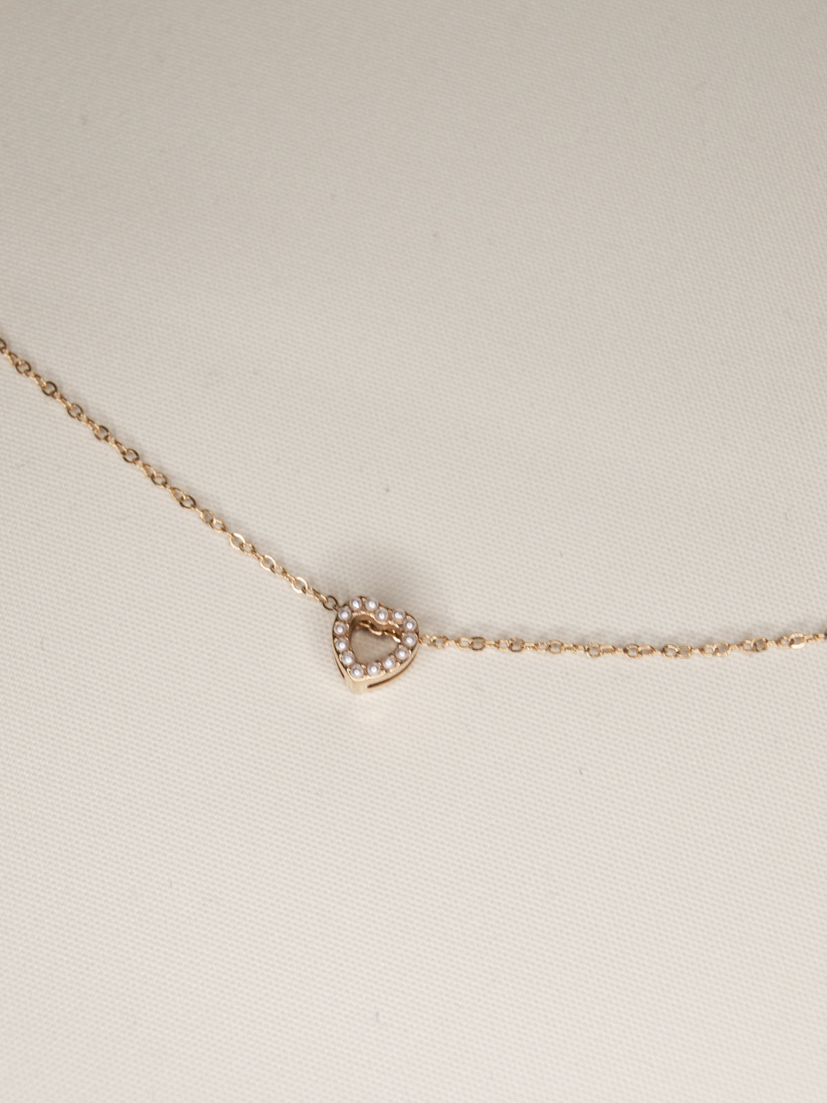 Evangeline heart necklace