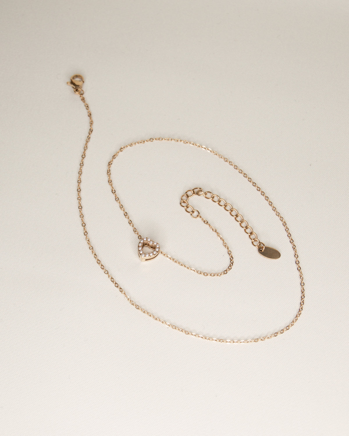 Evangeline heart necklace